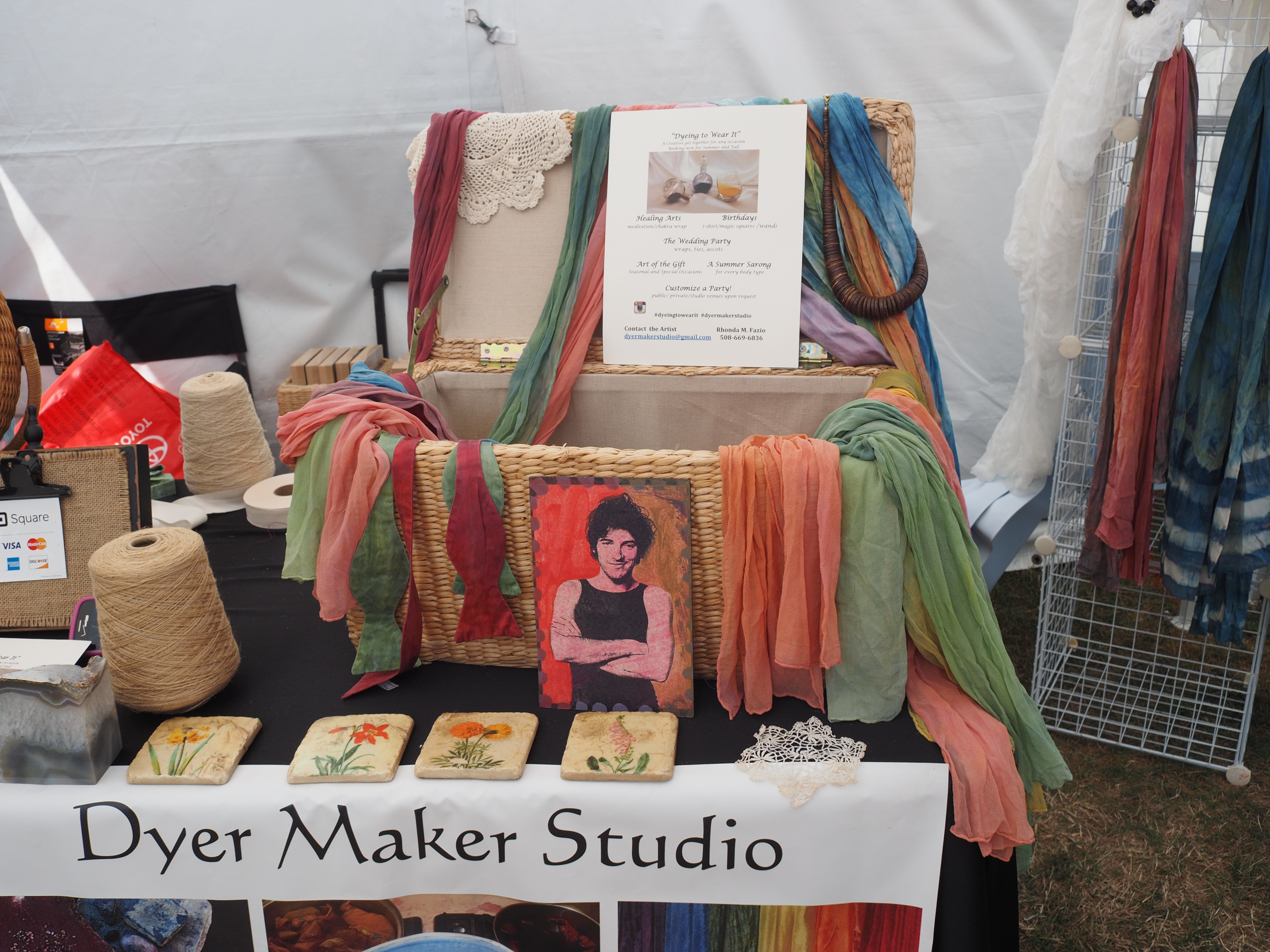 Silk booth