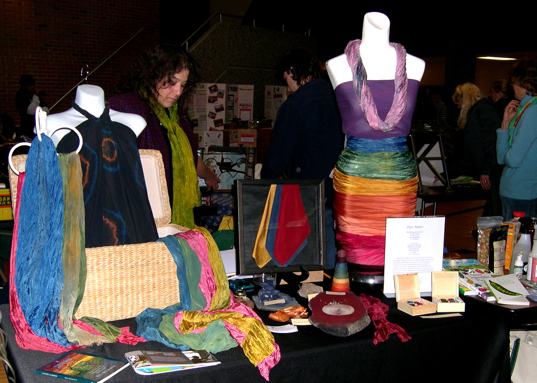 Silk booth