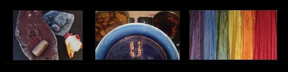 Natural dye materials and process