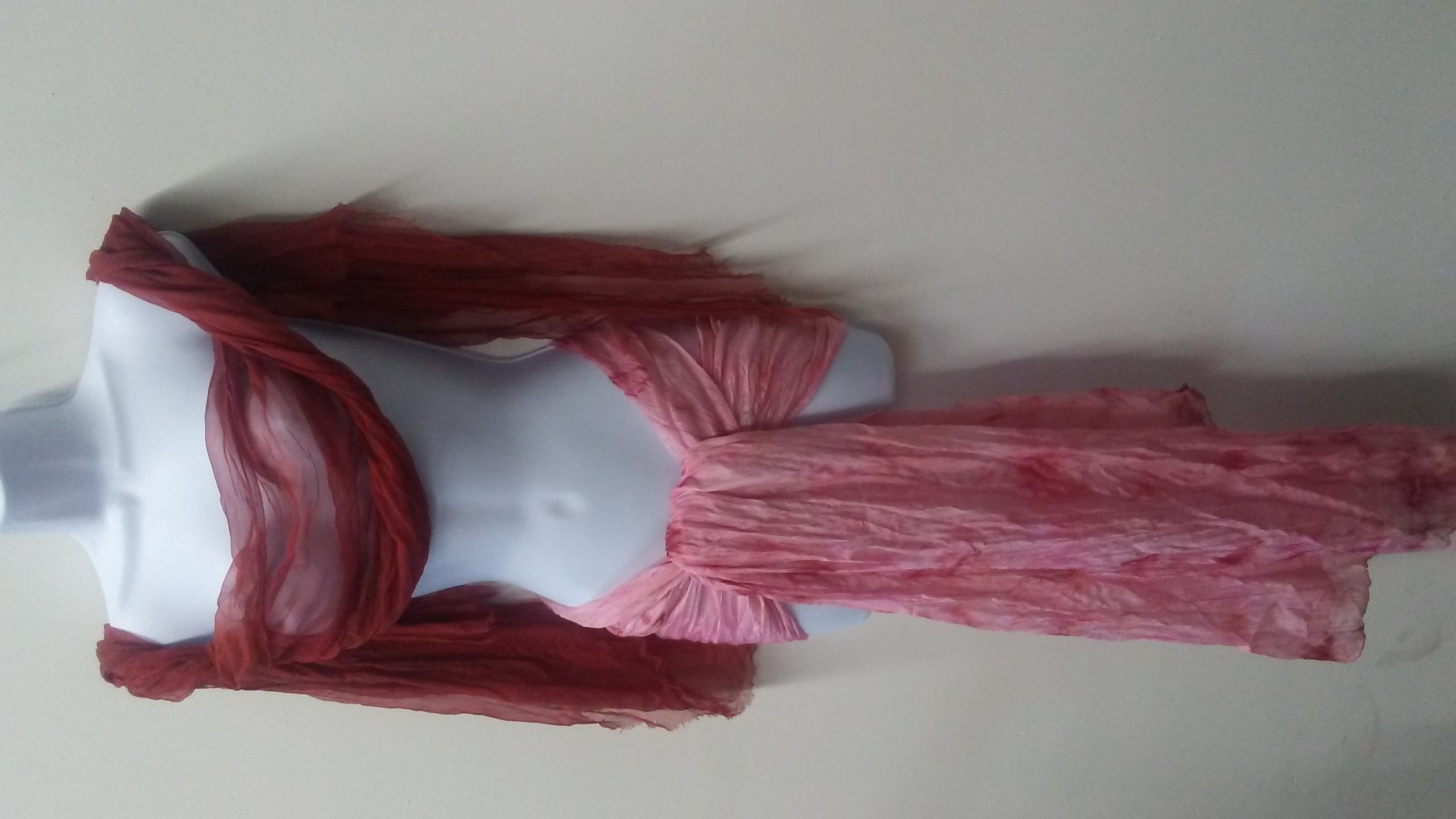 Silk on mannequin