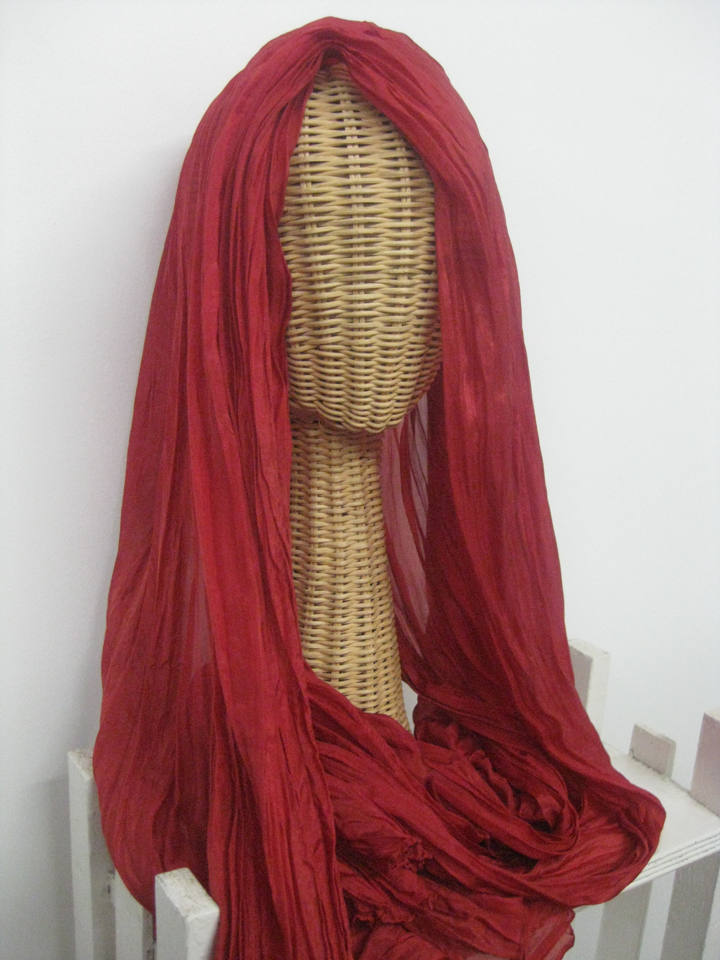 Silk on mannequin