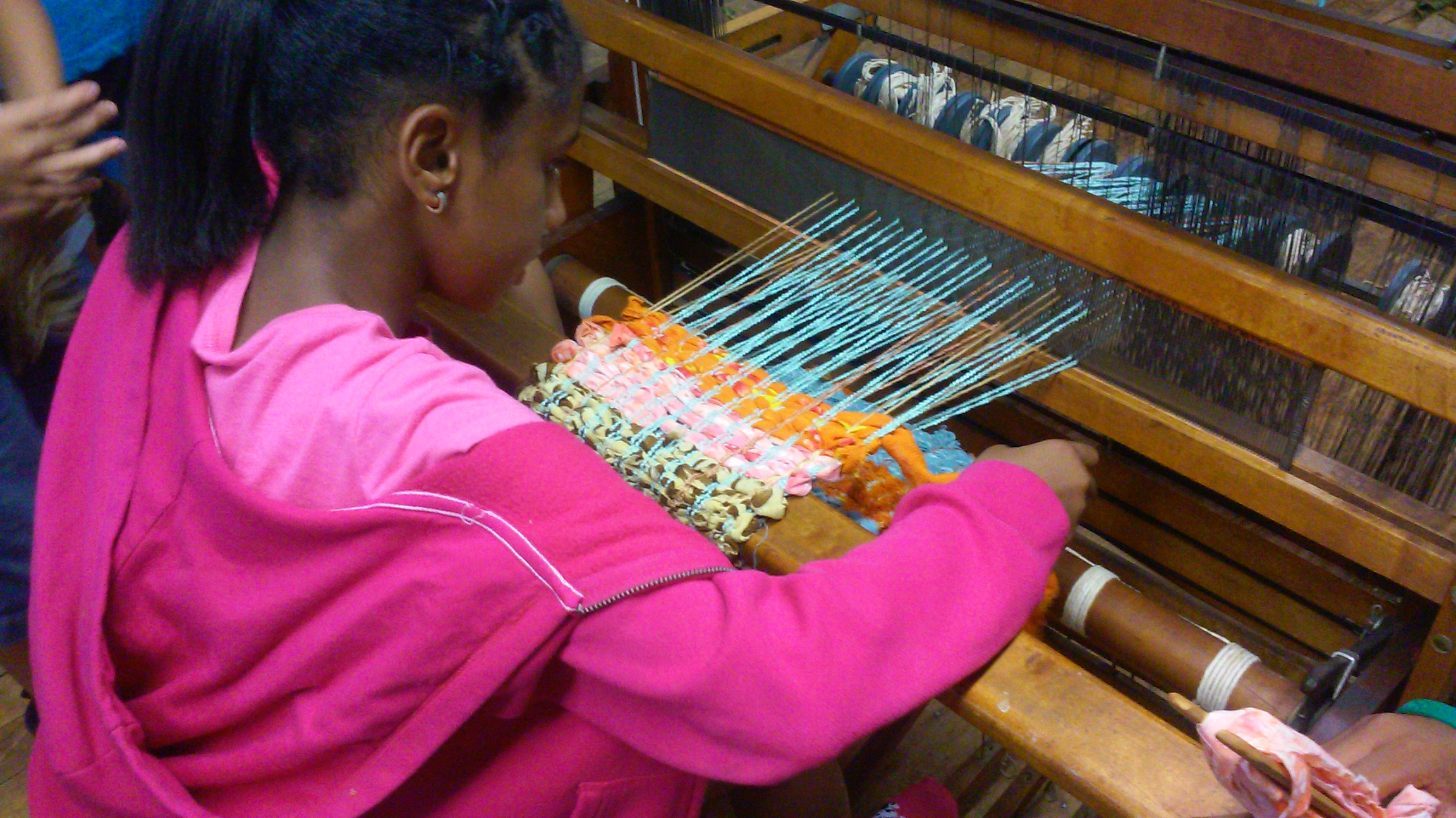 Weaving child
