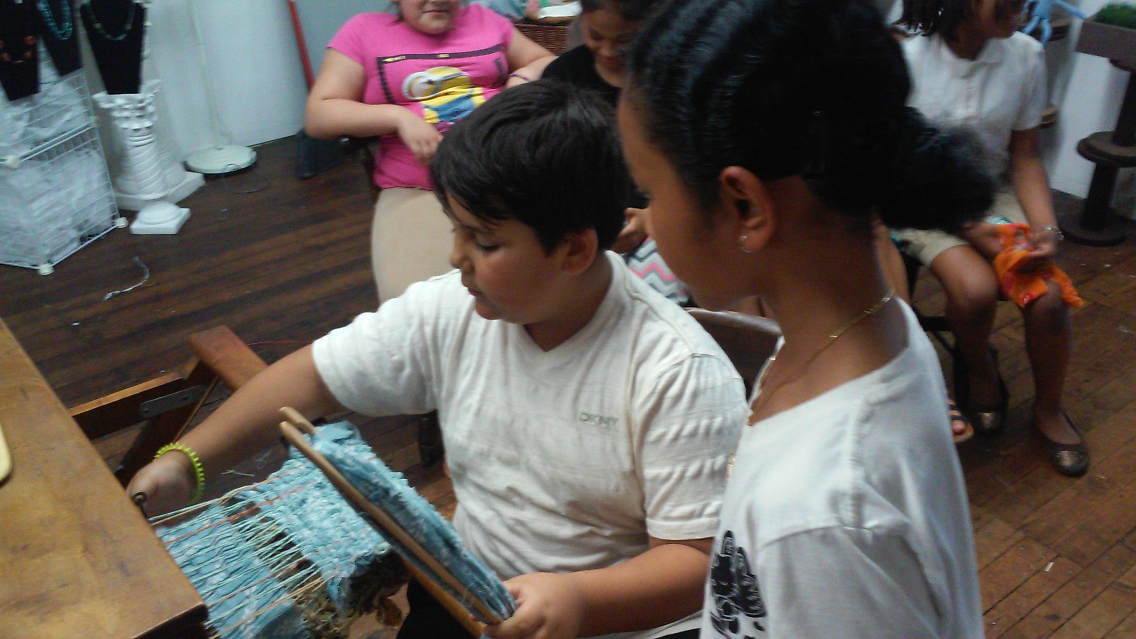 Weaving child
