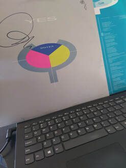 A YES vinyl record album signed by Jon Anderson